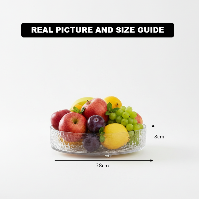 360° Rotating Frosted Acrylic Organizer (Large)