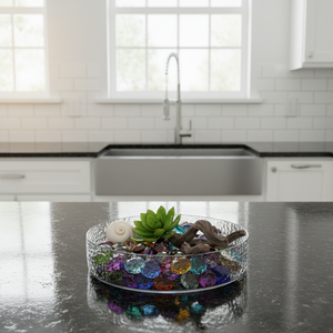360° Rotating Frosted Acrylic Organizer (Large)