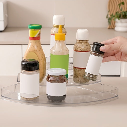 Crystal 3-Tier Multi-Purpose Acrylic Corner Tray