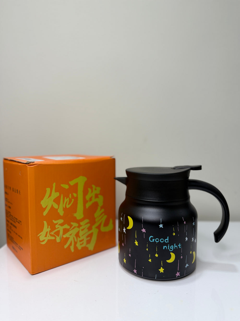 Stainless Steel Thermos water bottle with Detachable Tea Filter Leak-Proof Milk Coffee Insulation Teapot Thermos Jugs