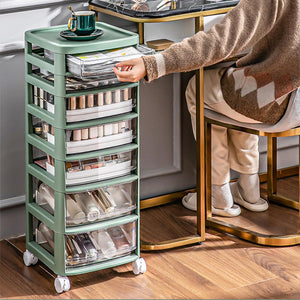 Cabinet Drawer Rolling Cart with Wheel