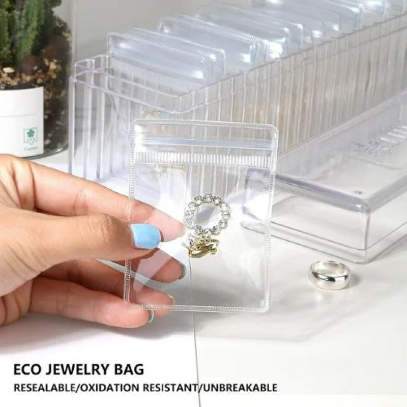 20-Grid Valuables Organizer with Detachable Pouches