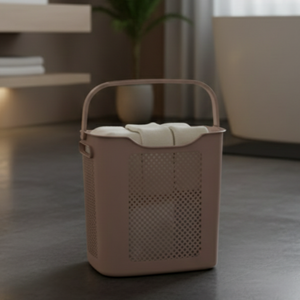 Carry & Store Knitted Design Laundry Basket (2495) by Limon