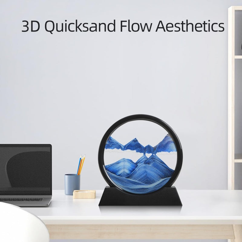3D Moving Sand Art Lamp