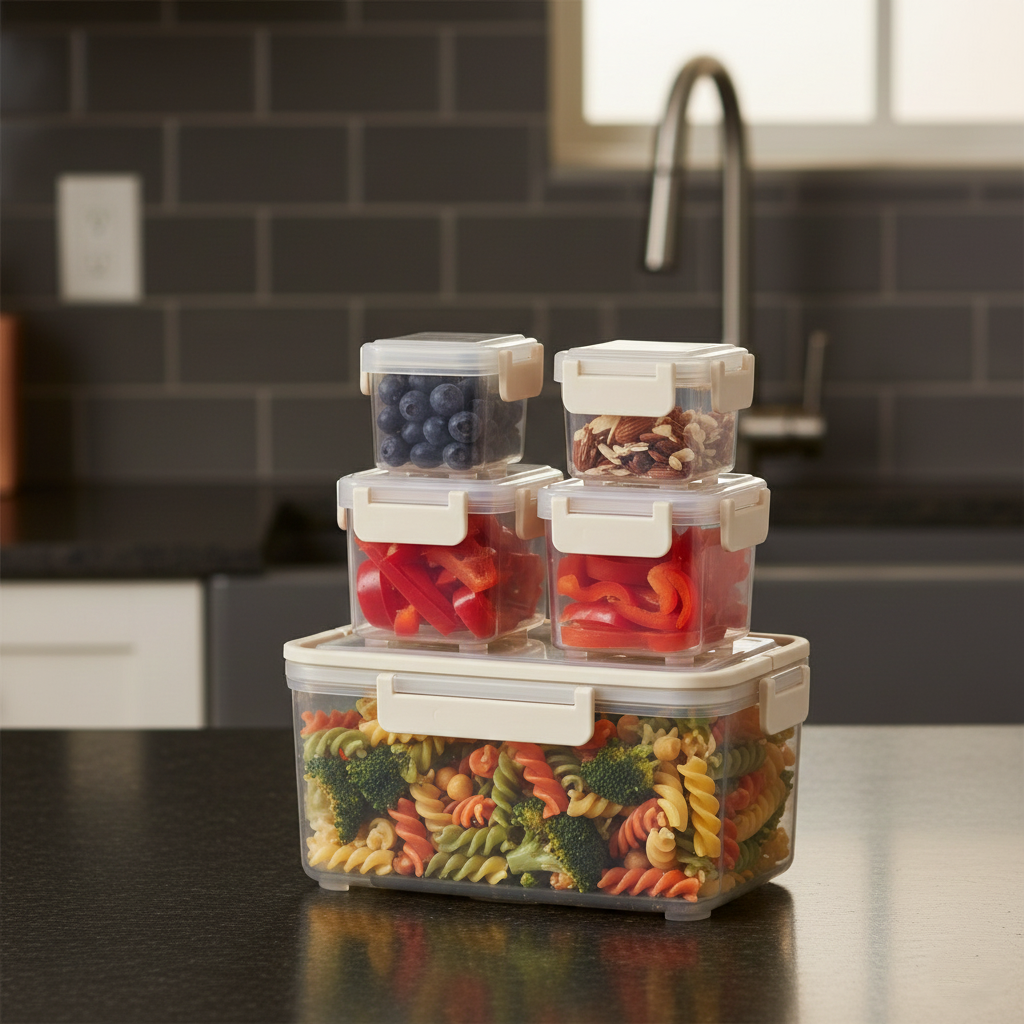 5-Piece MoistureGuard Food Organizer Set