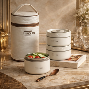 Steel Meal Box Set with Thermal Insulated Carry Bag