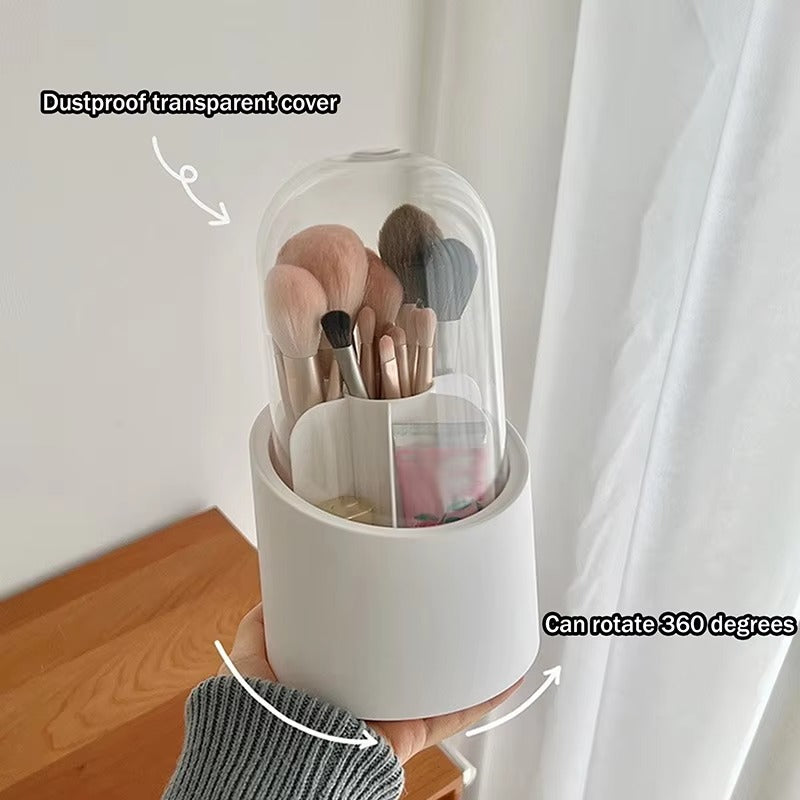 Multi Compartment  Rotating Brush Holder