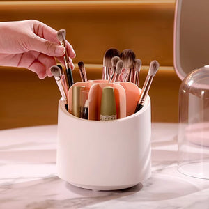 Multi Compartment  Rotating Brush Holder