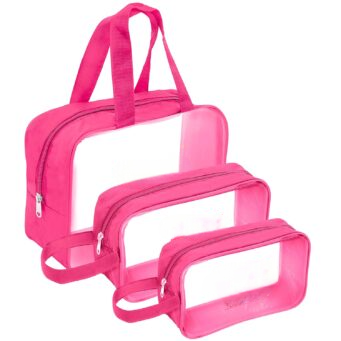 Carry & See-It All Transparent Pouches - Travel, Beauty & Beyond