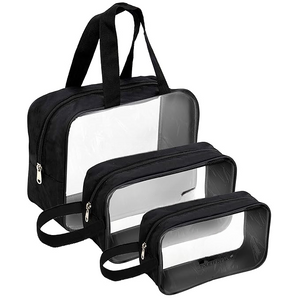 Carry & See-It All Transparent Pouches - Travel, Beauty & Beyond