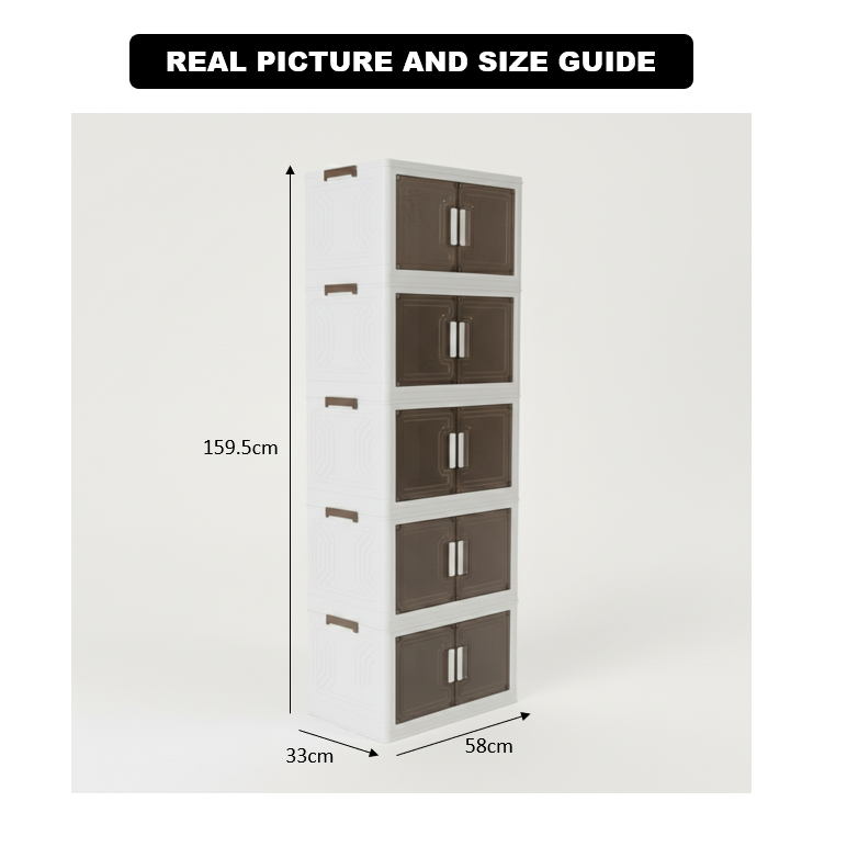 Foldable, Moveable, and Stackable Organizing Solution