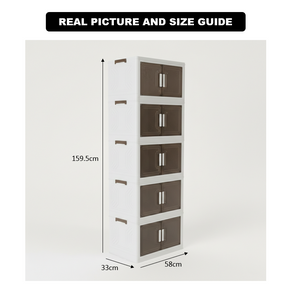 Foldable, Moveable, and Stackable Organizing Solution