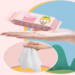 Fresh Glow Mini Pocket Wipes – (Contains 8 Mini Packs of 8 Pcs Each)