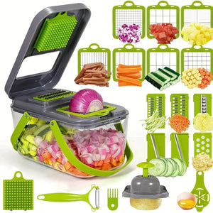16 in 1 Vegetable Cutter And Slicer - Fruit Cutter - Vegetable Chopper