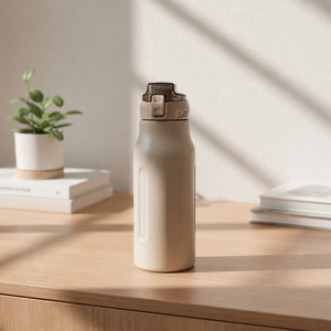 Insulated Water Bottle With Handle, Double Wall, Best For Gym/Camping/Hiking