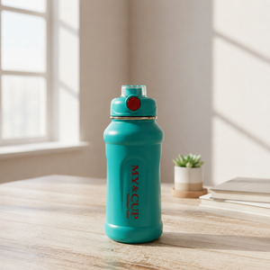 Insulated Water Bottle With Handle, Best For Gym/Camping/Hiking.