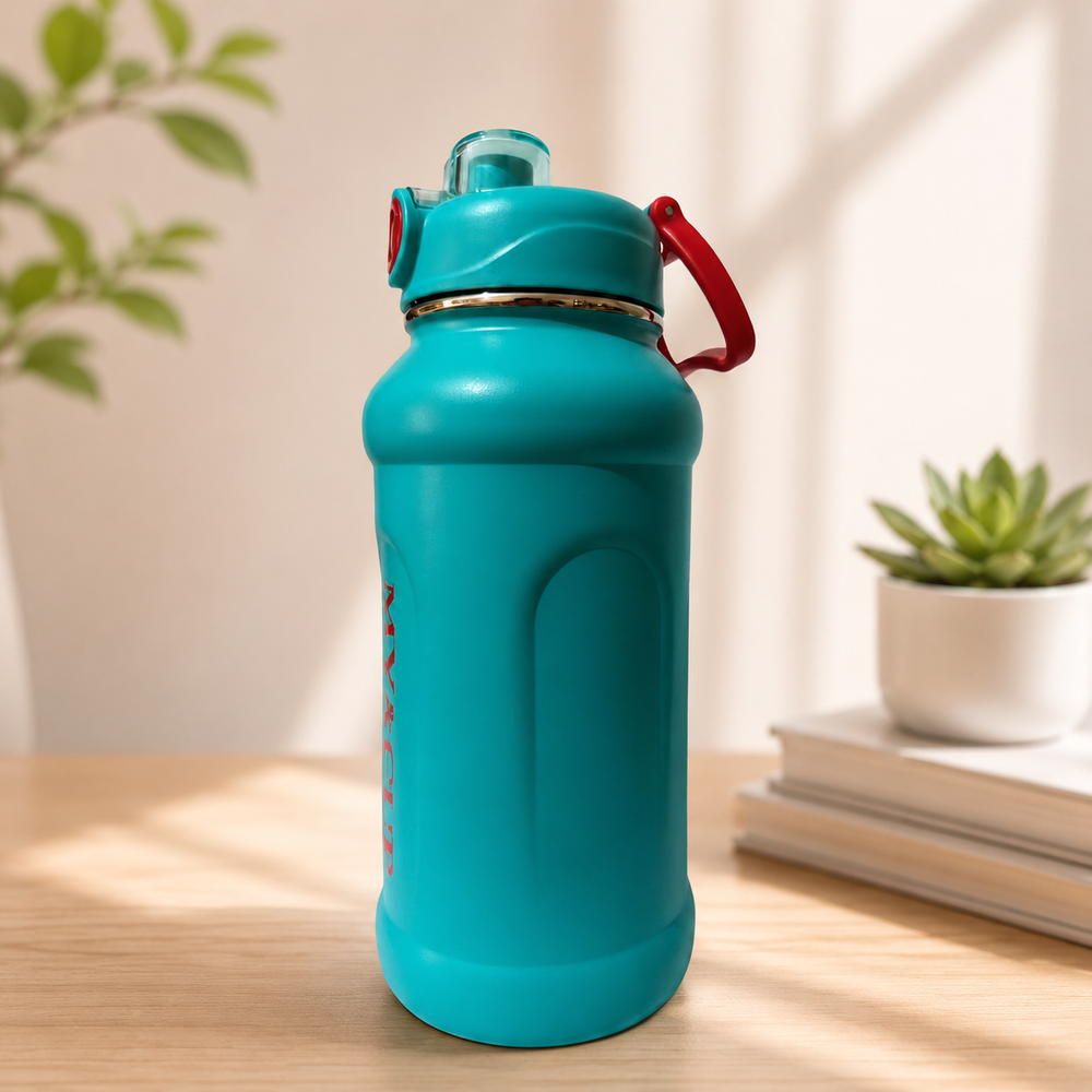 Insulated Water Bottle With Handle, Best For Gym/Camping/Hiking.