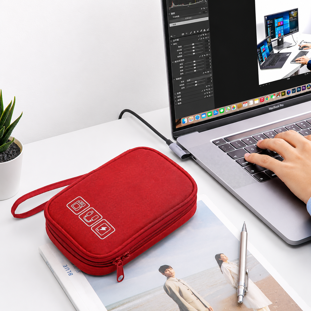 Portable Multi-Use Travel Pouch