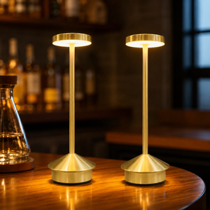 Nimbus Longneck Minimal Design LED Touch Table Lamp – Rechargeable Ambient Light