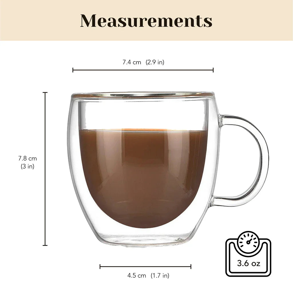 Clear Glass Coffee Mug
