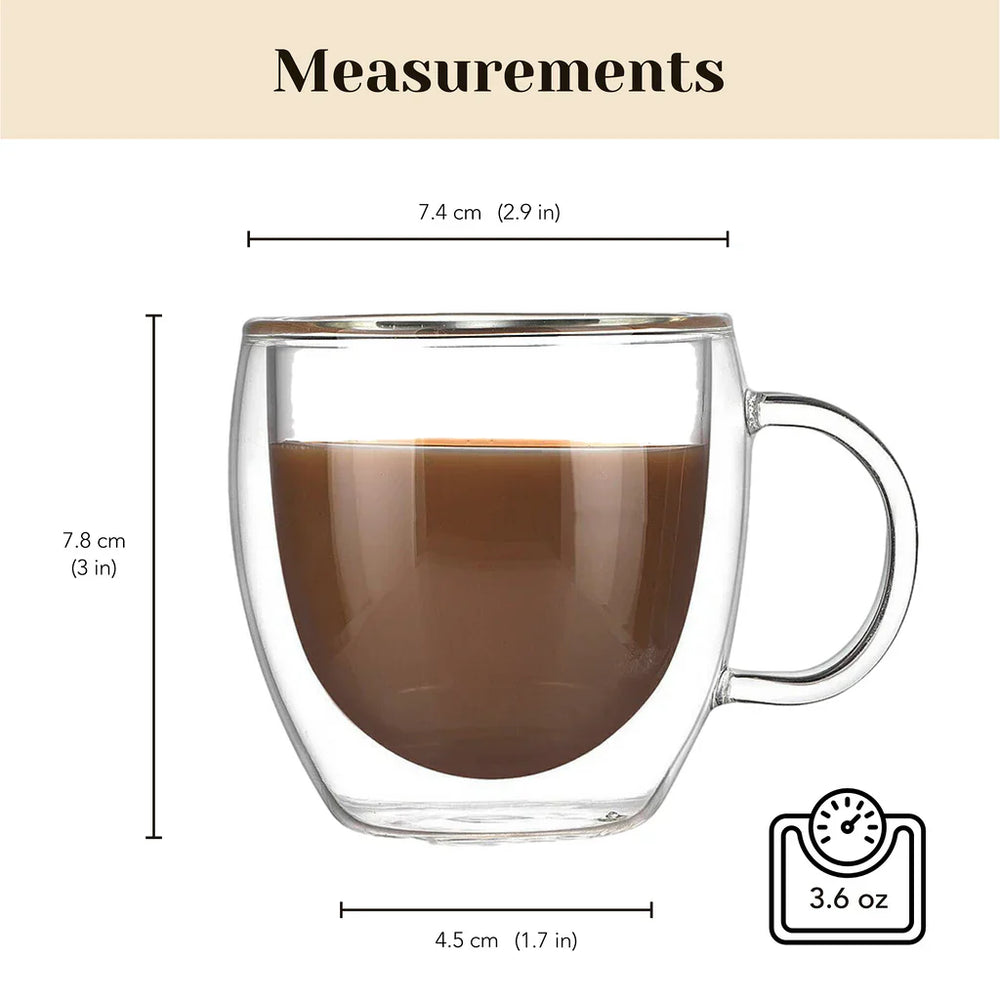Clear Glass Coffee Mug