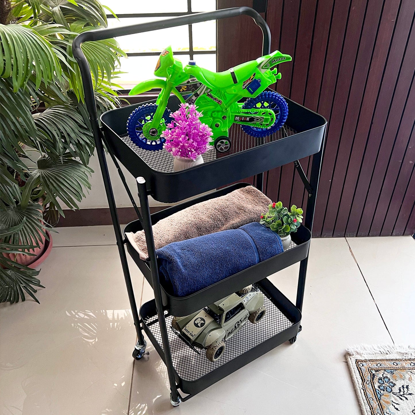 Foldable Metal Trolley By Matrix