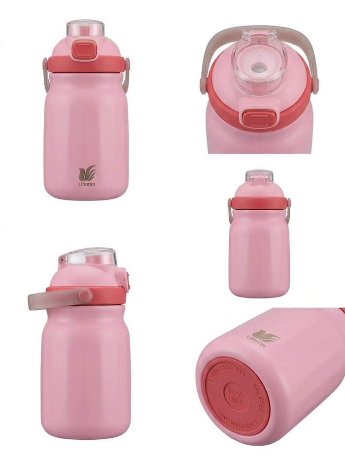 Lifennn 12oz Insulated Kids' Adventure Bottle