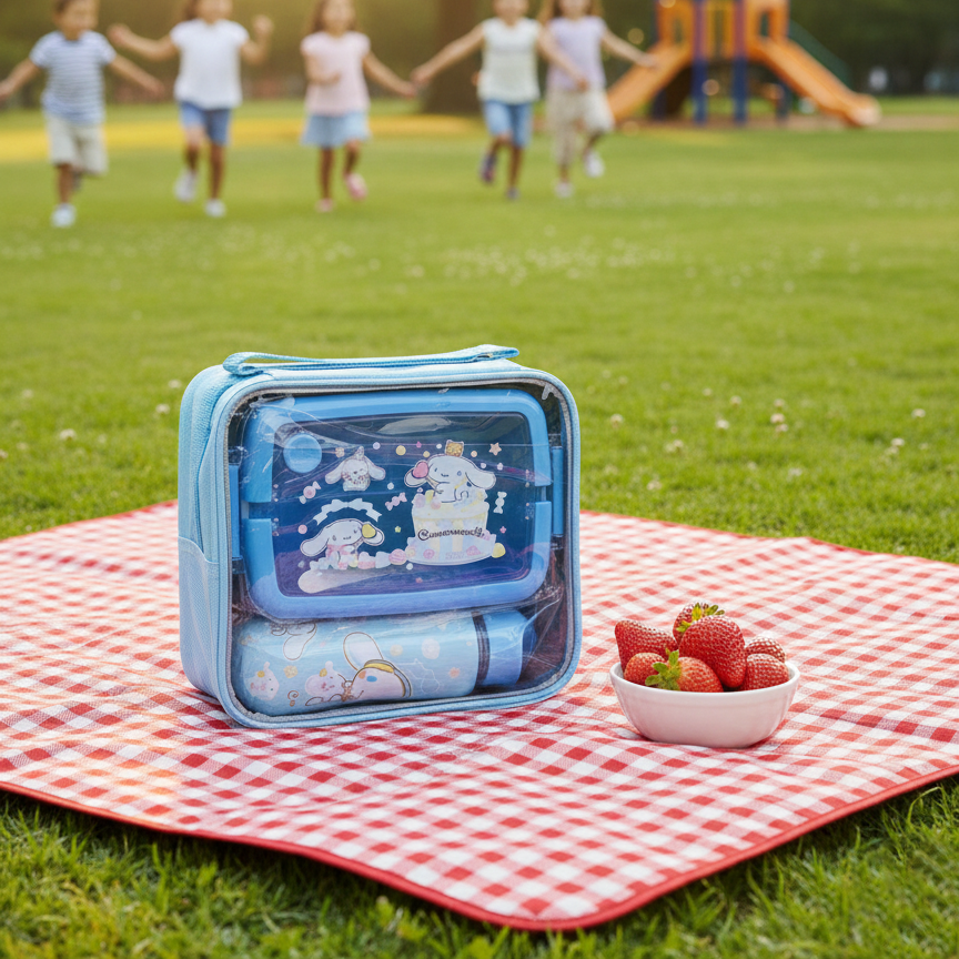 SnackMate Trio - Lunch Bag, Lunch Box, & Water Bottle Set