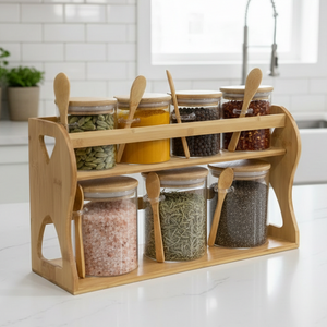 Meadow-Grain 2-Tier Condiment Hub (1138)