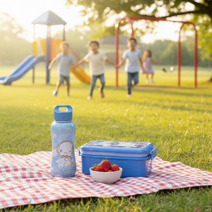SnackMate Trio - Lunch Bag, Lunch Box, & Water Bottle Set