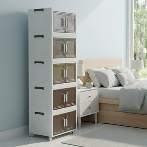 Foldable, Moveable, and Stackable Organizing Solution