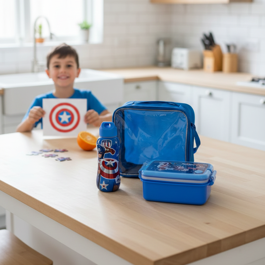 SnackMate Trio - Lunch Bag, Lunch Box, & Water Bottle Set