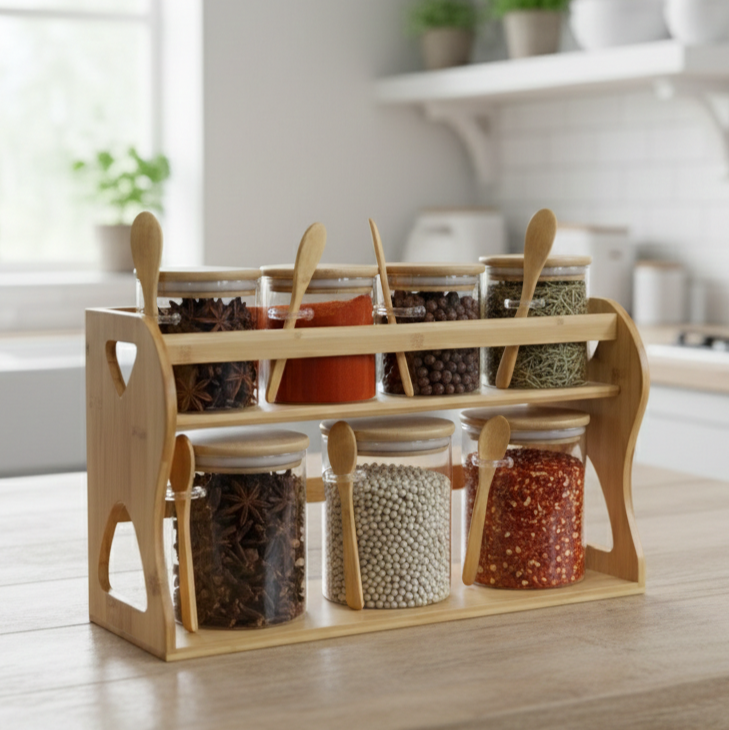 Meadow-Grain 2-Tier Condiment Hub (1138)
