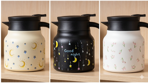 Stainless Steel Thermos water bottle with Detachable Tea Filter Leak-Proof Milk Coffee Insulation Teapot Thermos Jugs