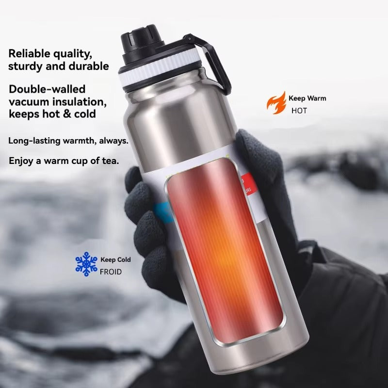 Sport Vacuum Flask Stainless Steel Thermal Water Bottle