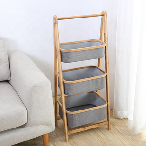 BambooFlex Triple Basket Rack