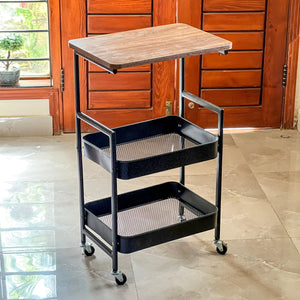Serve & Store Rolling Cart