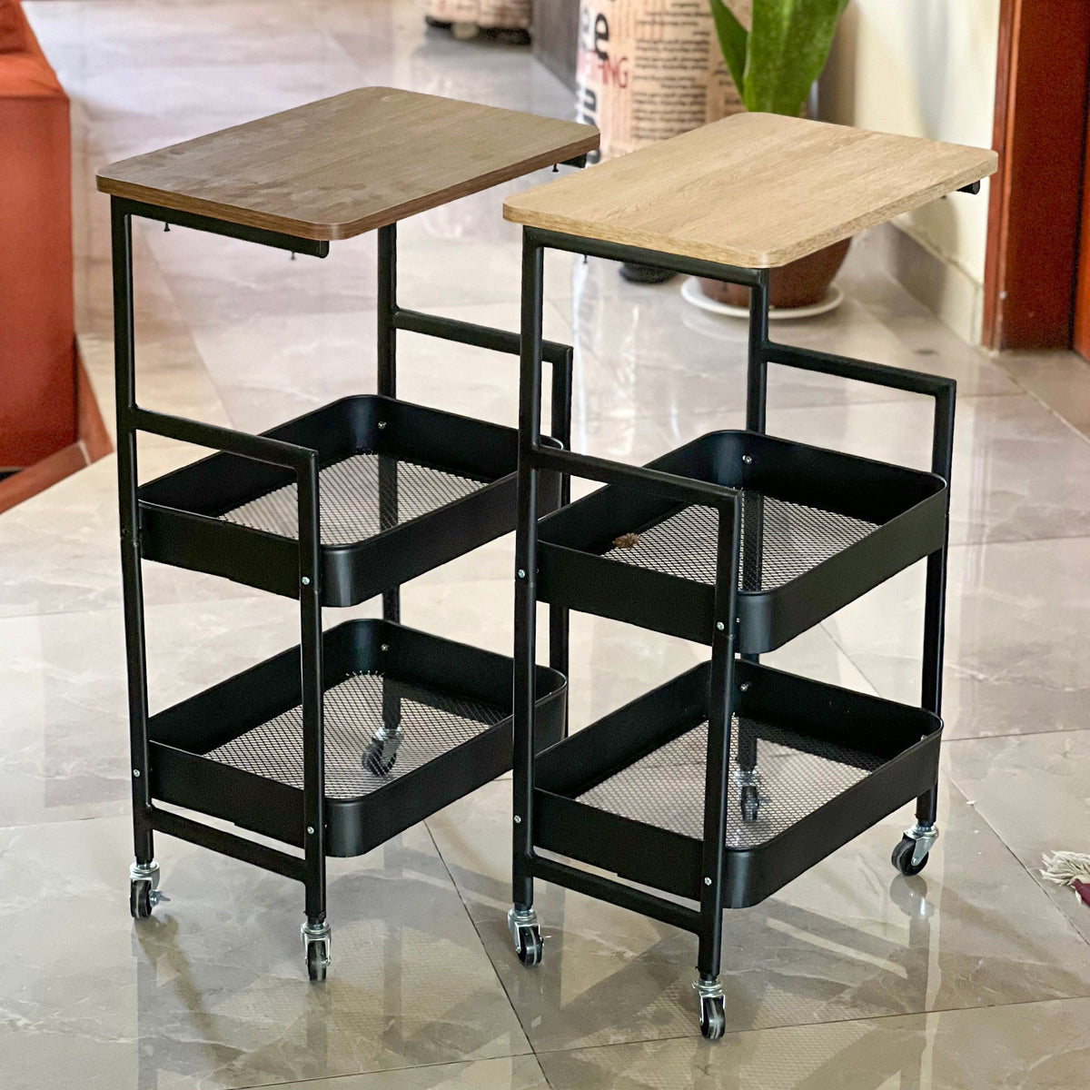 Serve & Store Rolling Cart