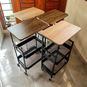 Serve & Store Rolling Cart