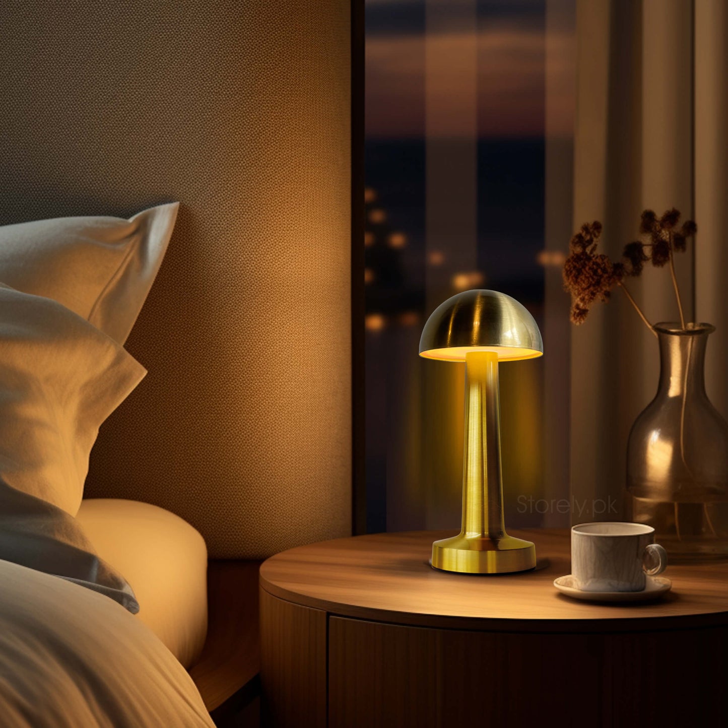 Metal Lamps Collection - Vintage & Retro Style Rechargeable LED Touch Lamps for Modern Spaces and Restaurants