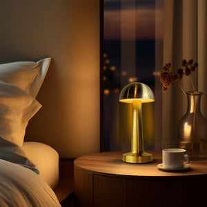Metal Lamps Collection - Vintage & Retro Style Rechargeable LED Touch Lamps for Modern Spaces and Restaurants