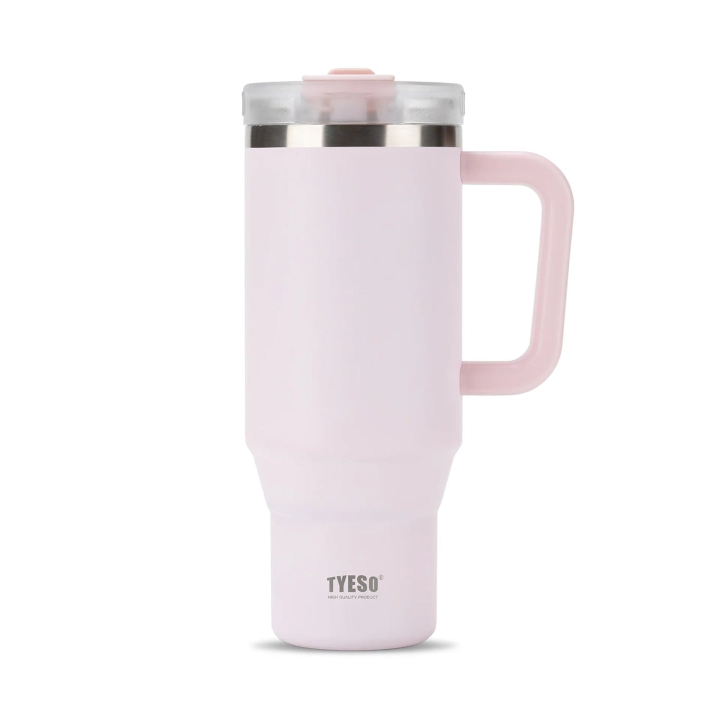 TYESO® Mega-Capacity Sill-Proof Stainless Steel Tumbler with Straw & Cleaning Brush (1200ml) (TS-8868)