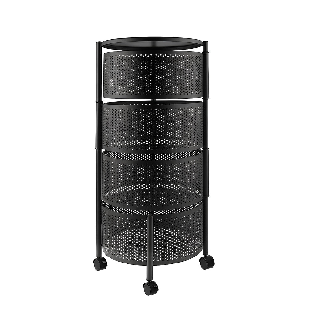 Premium Round Metal Trolley By MATRIX