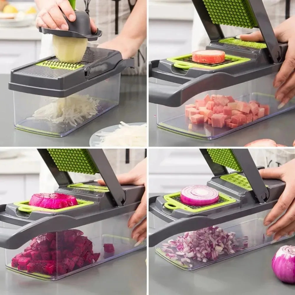 16 in 1 Multifunctional Vegetable Chopper and Slicer