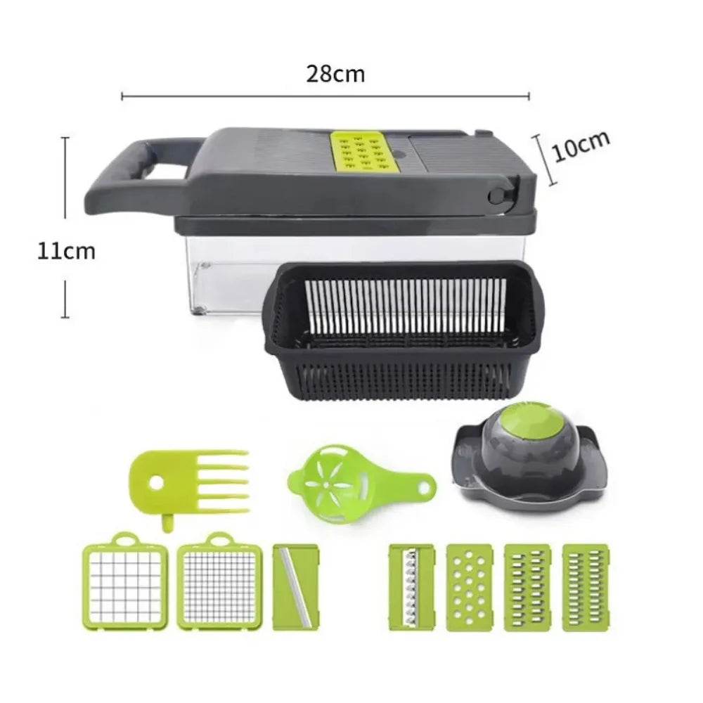16 in 1 Multifunctional Vegetable Chopper and Slicer