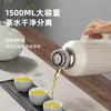 Retro Mechanical Temperature Display Teapot 316 Hammer Pattern Thermal Insulation Pot, Outdoor Camping Stuffy Teapot