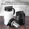800ml Stainless Steel Thermos water bottle with Detachable Tea Filter Leak-Proof Milk Coffee Insulation Teapot Thermos Jugs