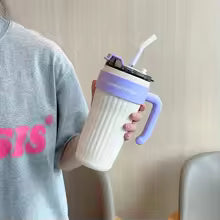 860ML Stainless Steel Thermo Bottle Large Capacity Coffee Cup