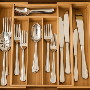 SmartSpace Expandable Bamboo Organizer