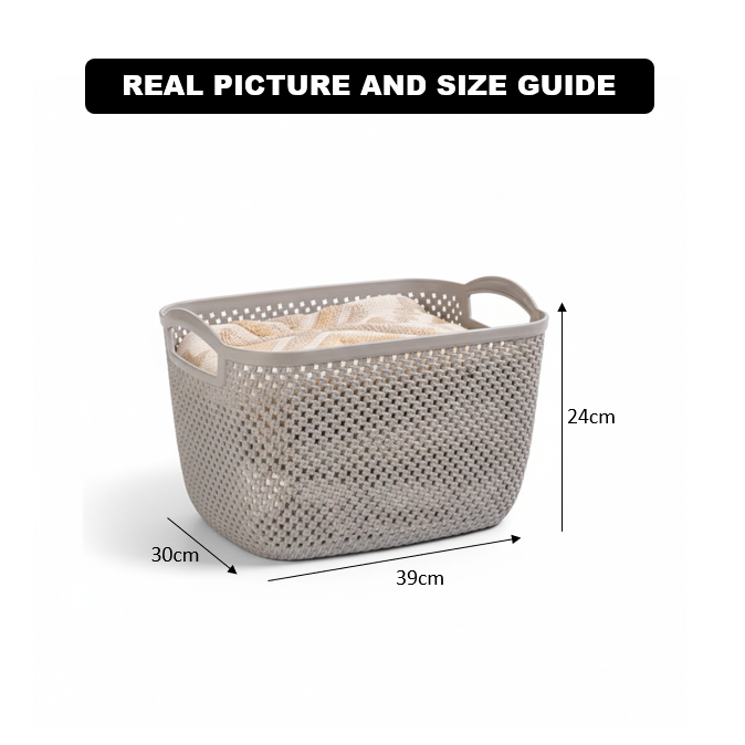 Rectangular KnitCarry Organizer Basket (2277) by Limon